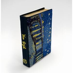 Olympia Le Tan Starry Night Van Gogh Embroidered Book Clutch $1735